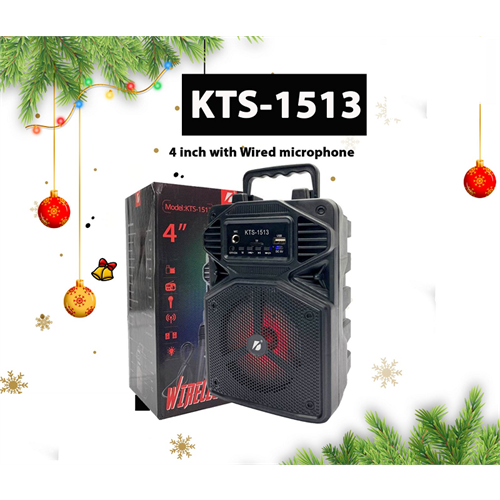 KTS-1513 Portable Bluetooth Speaker & Mic