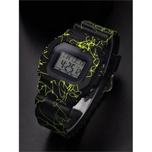 Luminous Metrics Digital Watch Square