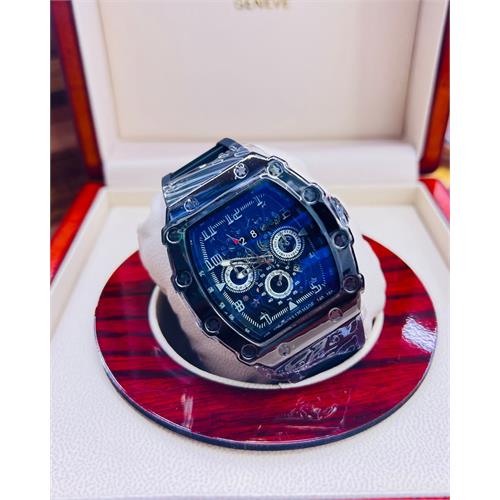 Richard Mille Style Square Watch (Black)