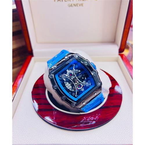 Richard Mille Style Square Watch (Blue)