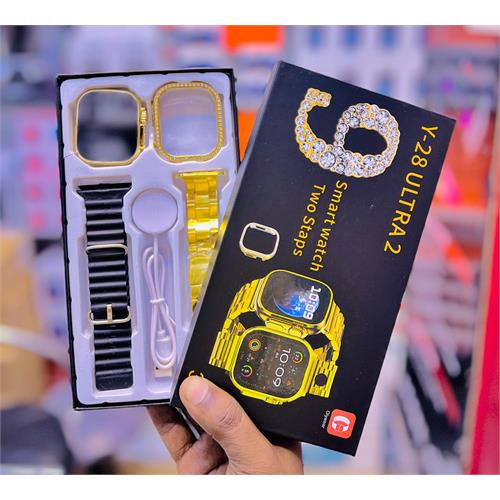 Y-28 Ultra 2 Diamond Smartwatch With 2 Straps
