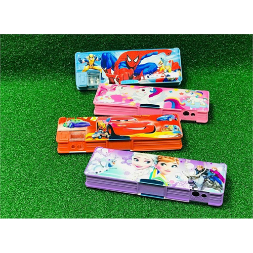 Kids Magnetic Pencil Box with Sharpener