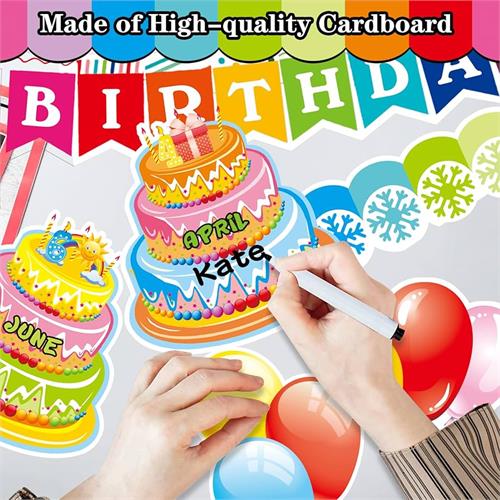 Happy Birthday Cake Banner
