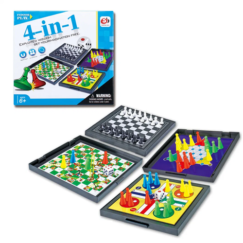 4 in 1 Magnetic Board Game