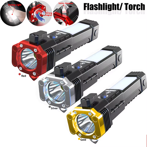 4 Mode Led Torch With PowerBank