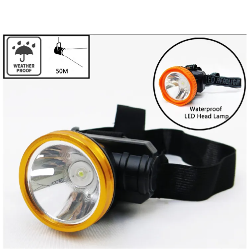 LED Rechargeable & Adjustable Head Lamp (50Mtr)