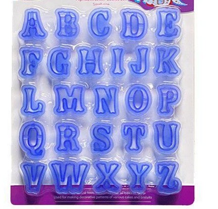 Alphabet Letter Cookie Set