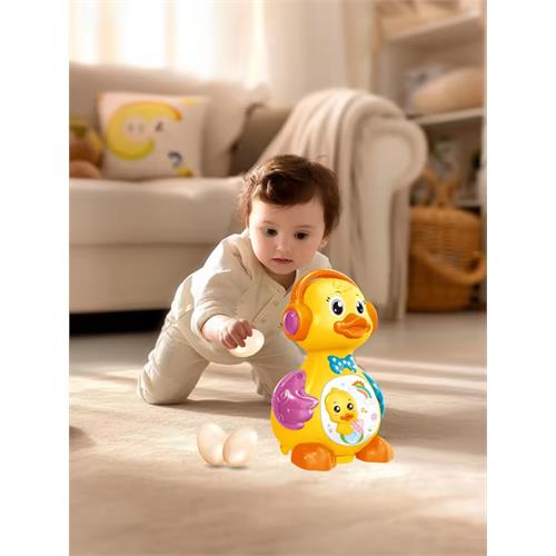 Electric Egg Laying Duck Toy