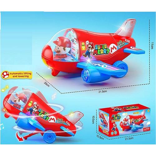 Super Mario Stunt Airplane Music Toy