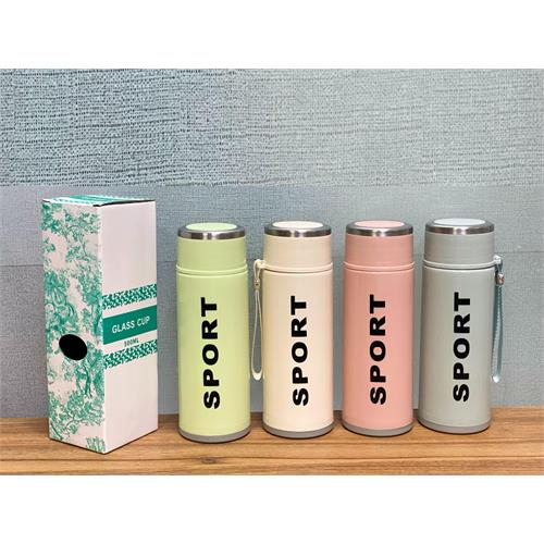 Glass Big Sport Water Bottle - 500ml