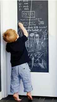 Blackboard Wall Sticker With Chalk 60x200cm