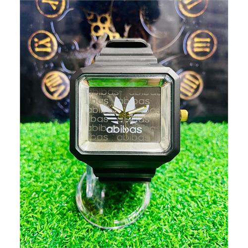 Adidas Rubber Black Strap Watch