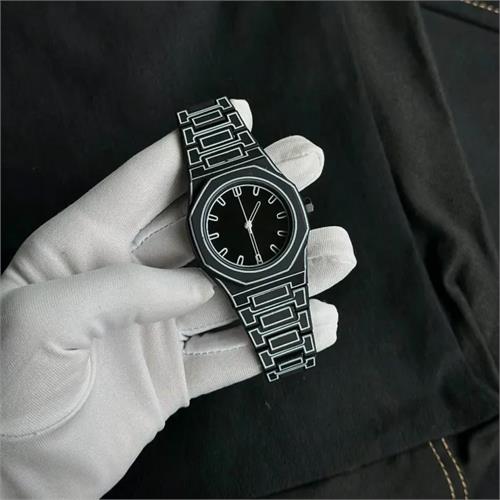 Arabic Aura Black Dual Color Watch