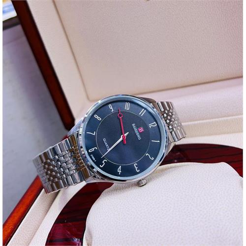 BAISHENG Brand Black Dial Silver Watch