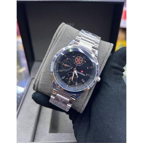 Baisheng Luxury Sliver Mens Watch