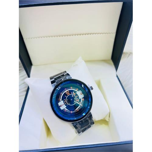 Carbo Model Mens Blue Watch