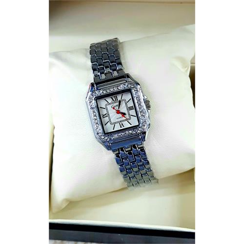 Carti Diamond Crystal White Dial Watch