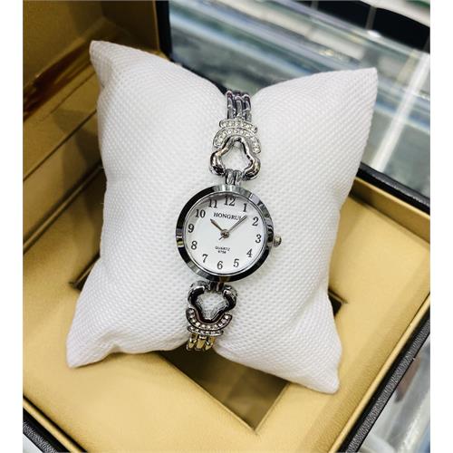 Hongrui Ladies White Dial Watch