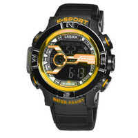 K-Sport Digital Sport Gold Dial Watch