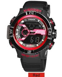 K-Sport Digital Sport Red Dial Watch