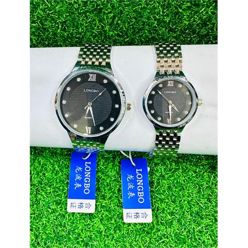 LONGBO Couple Sliver Watch