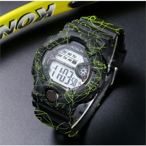 Luminous Metrics Digital Watch Oval