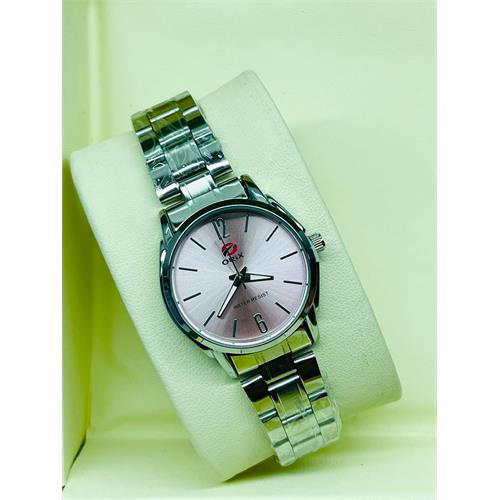 ORIX Stainless Steel Silver Watches For Ladies