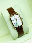 Rolex Leather Strap Ladies Watch (Brown Strap)