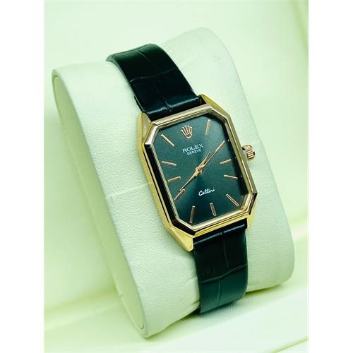 Rolex Leather Strap Ladies Watch (Pine Strap)