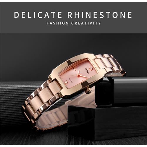 Skmei Ladies Rhinestone Watch (RoseGold)