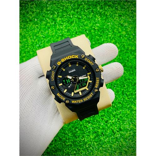 Casio G-Shock Double Time Watch (Black Mix With Gold)