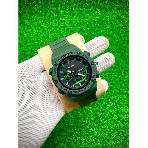 Casio G-Shock Double Time Watch (Green)