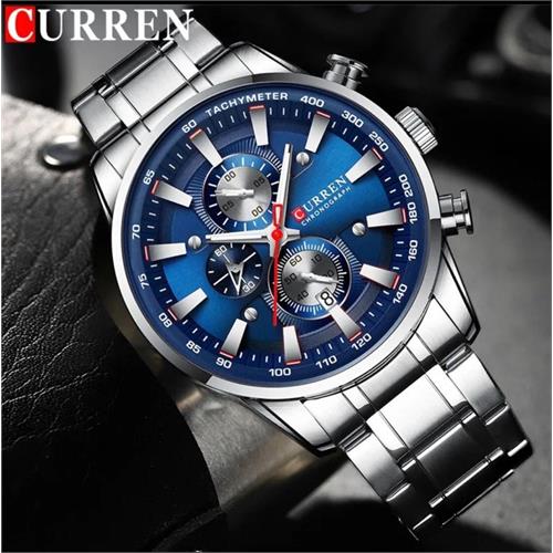 Curren Chronograph Silver Watch