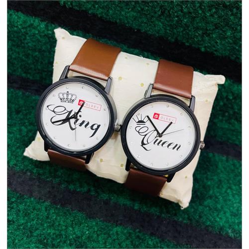 King And Queen Couple Watch