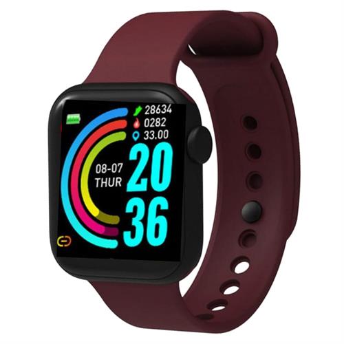 Rainbow Multi Color Led Watch (Maroon)