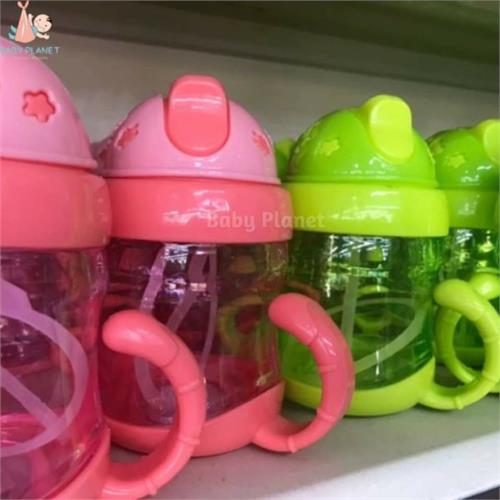 Straw Bottle/ Cup with Handles for Babies