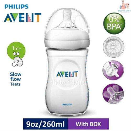 Philips Avent Natural Baby Feeding Bottle, 9 Oz/260ml