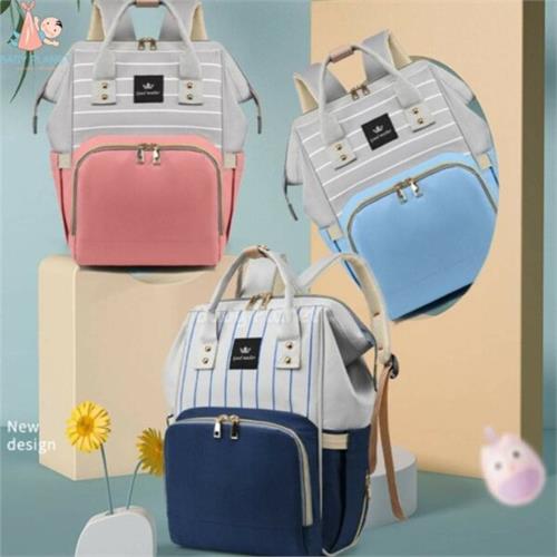 High Quality Modern Baby Diaper Bag/ Backpack Stripe Design