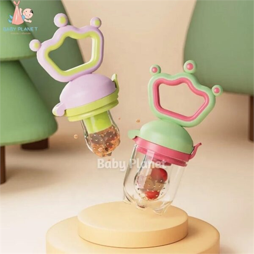 2 in 1 Silicone Baby Food/Fruit Feeder Pacifier+Teether