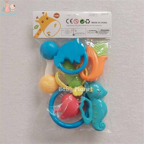 6 Pcs Baby Rattles Pack