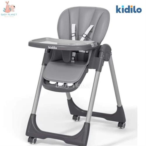 KIDILO DC01 Foldable and Height Adjustable Luxury Baby Feeding Chair/High Chair with Reclinable Seat