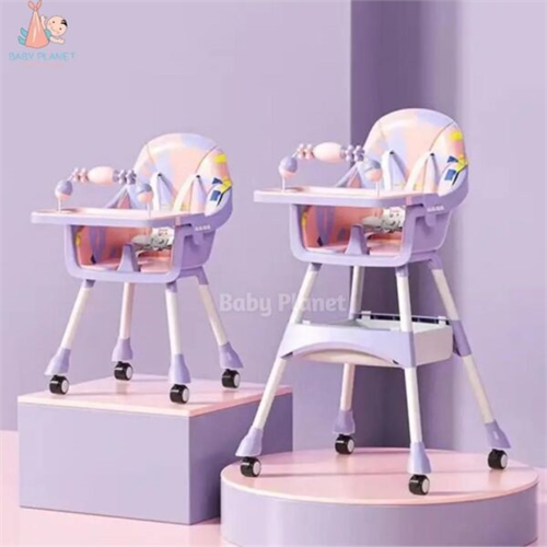 Multi-functional Baby feeding Chair / High Chair With FREE Suction Cup, Lid, Spoon and Fork