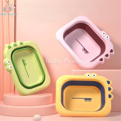 Cute Animal Design Foldable and Portable Mini Baby Wash Basin