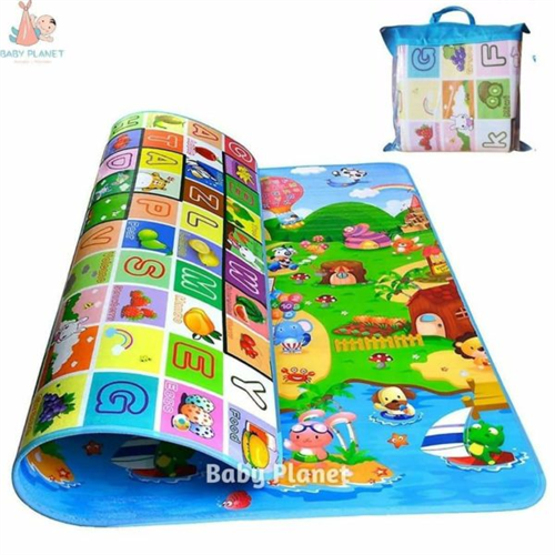 Large Double Side Printed Play Mat With Storage Bag