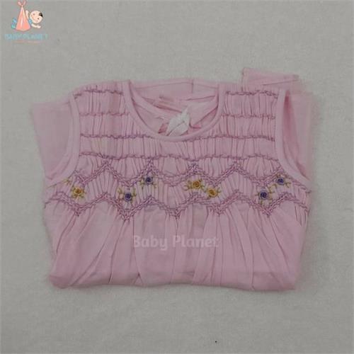 Smocked Baby Frocks Pink