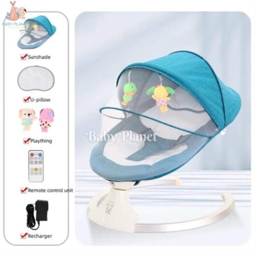 BABYLAND Brand Remote Control Luxurious Electric Baby Swing/ Baby Bassinet