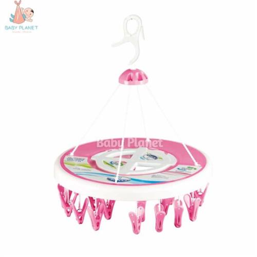 High Quality Plastic Cloth Drying Hanger with 24 Clips