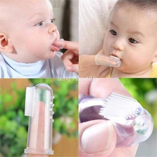 Baby Soft Silicone Finger Toothbrush with Case