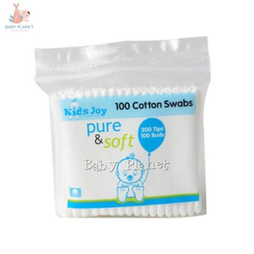 Kids Joy 100 Cotton Buds/Swabs Pack