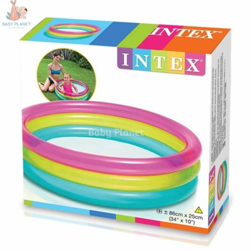 Intex Inflatable Rainbow Baby Pool